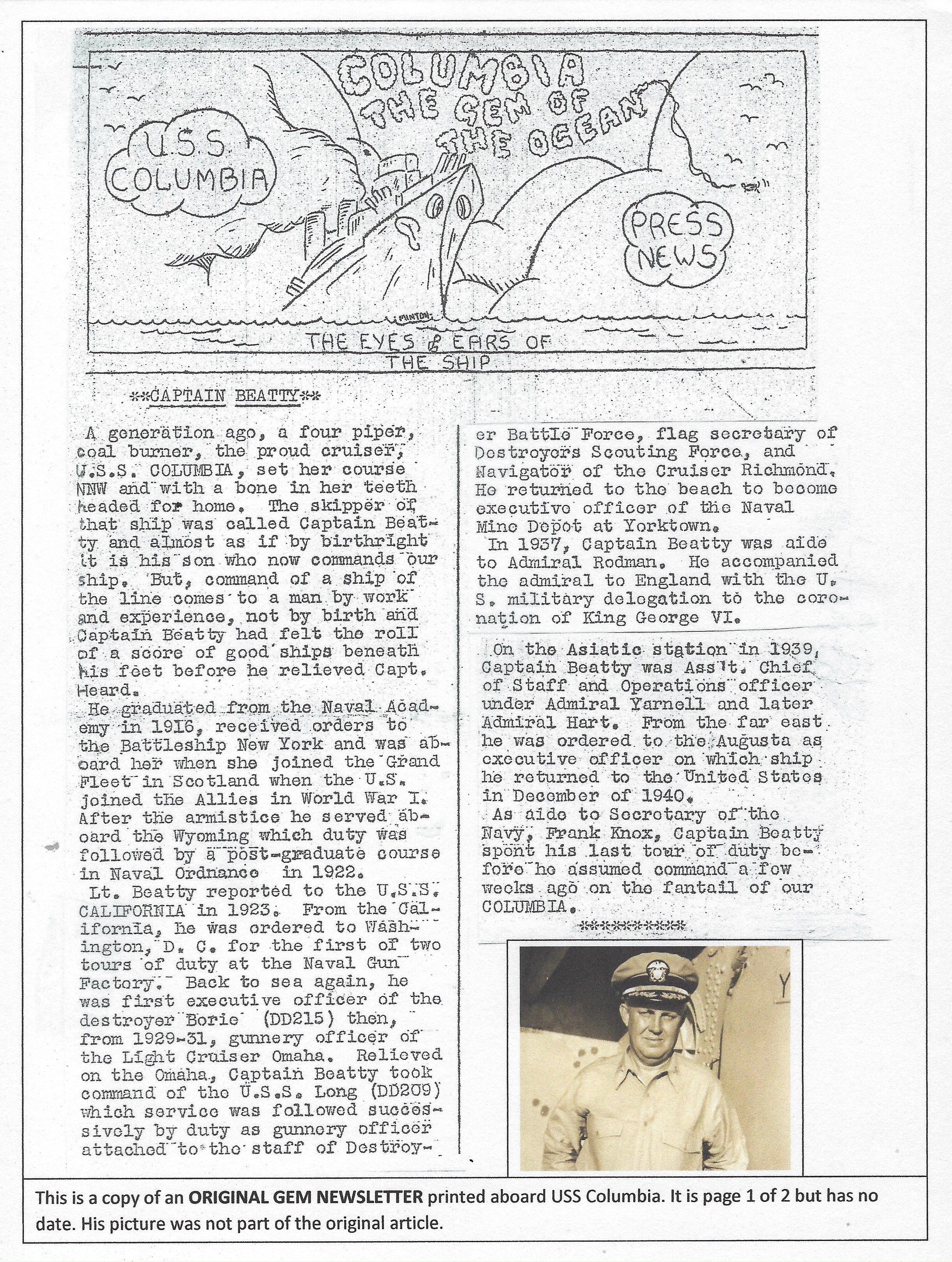 Article in GEM