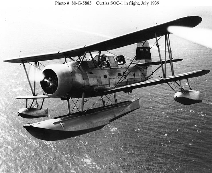 SOC plane in flight