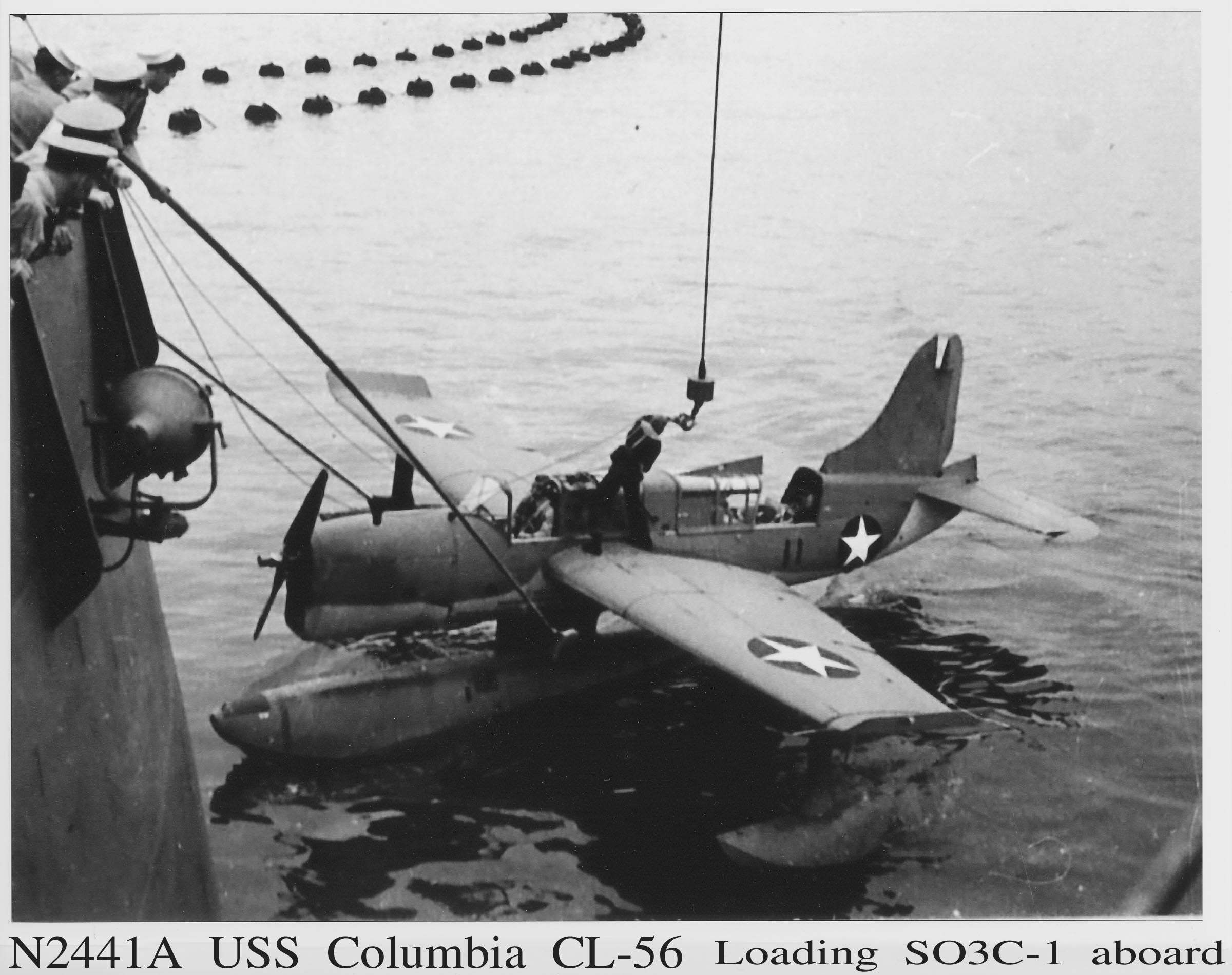 picture plane being taken aboard