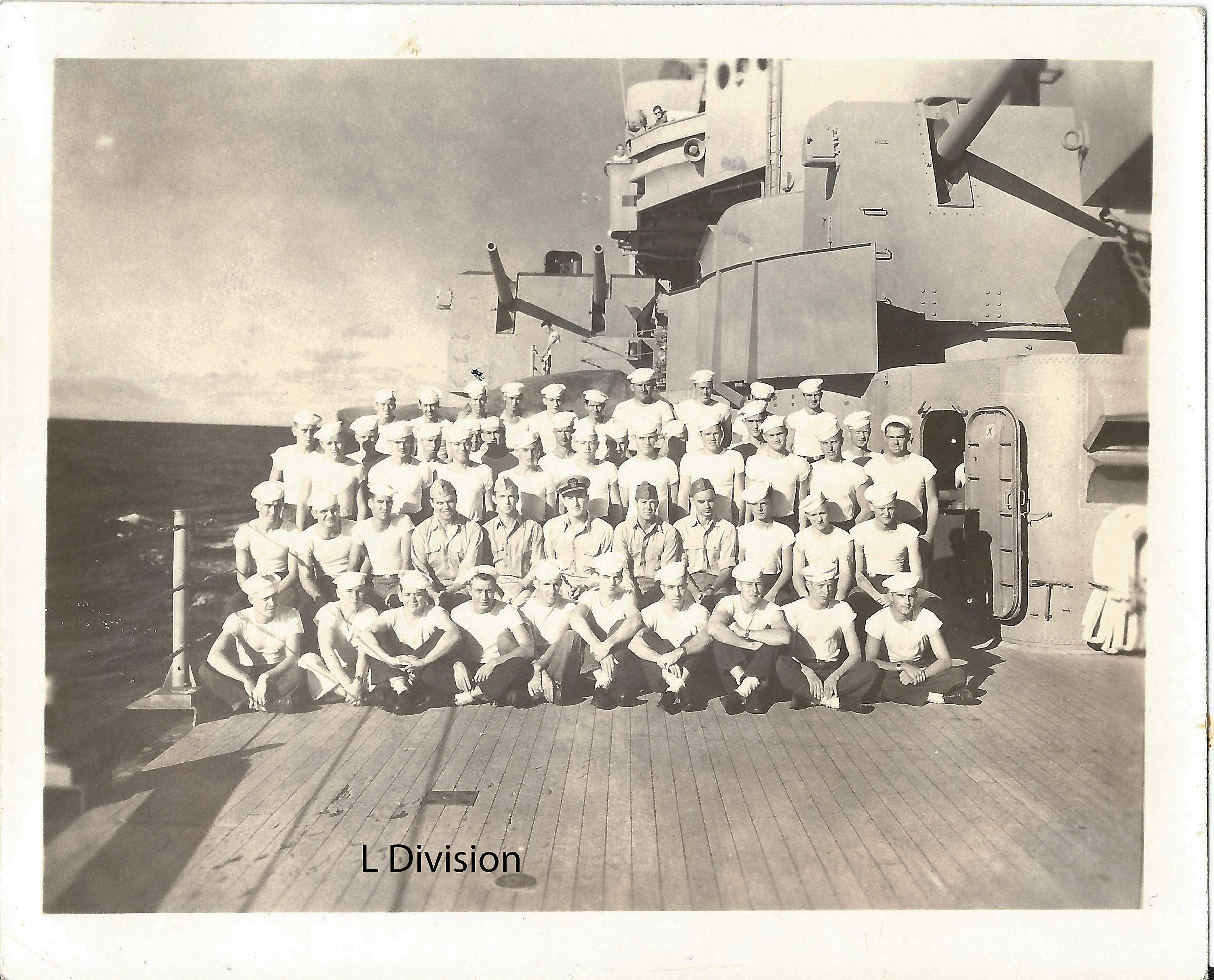 L Division on the Quarterdeck