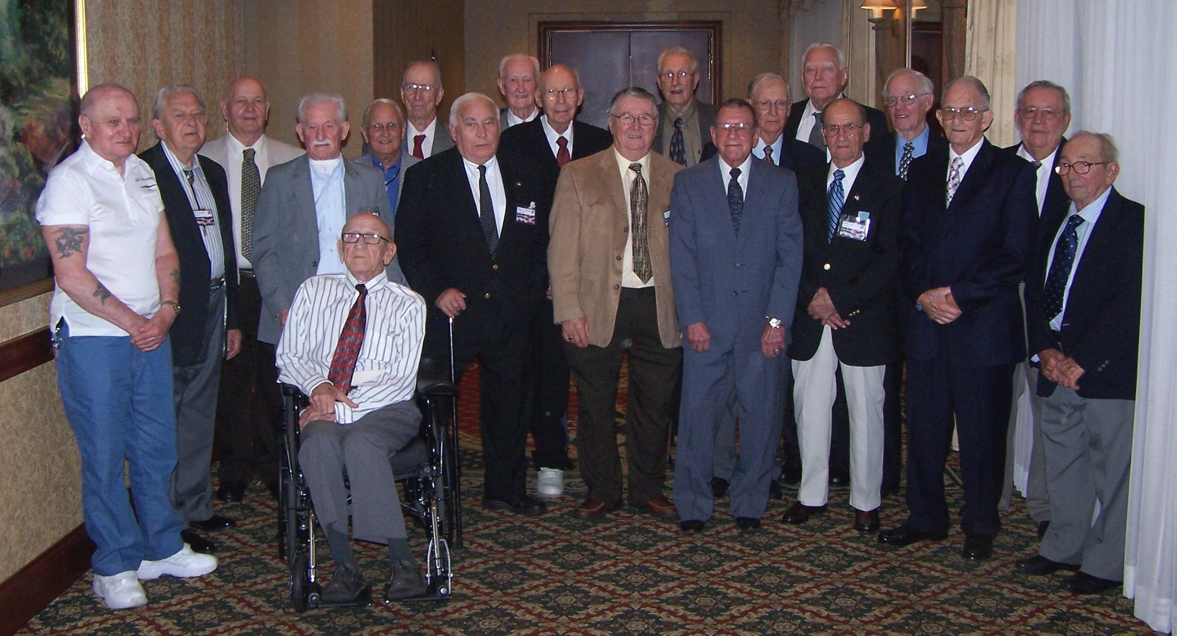 Men at 2008 reunion