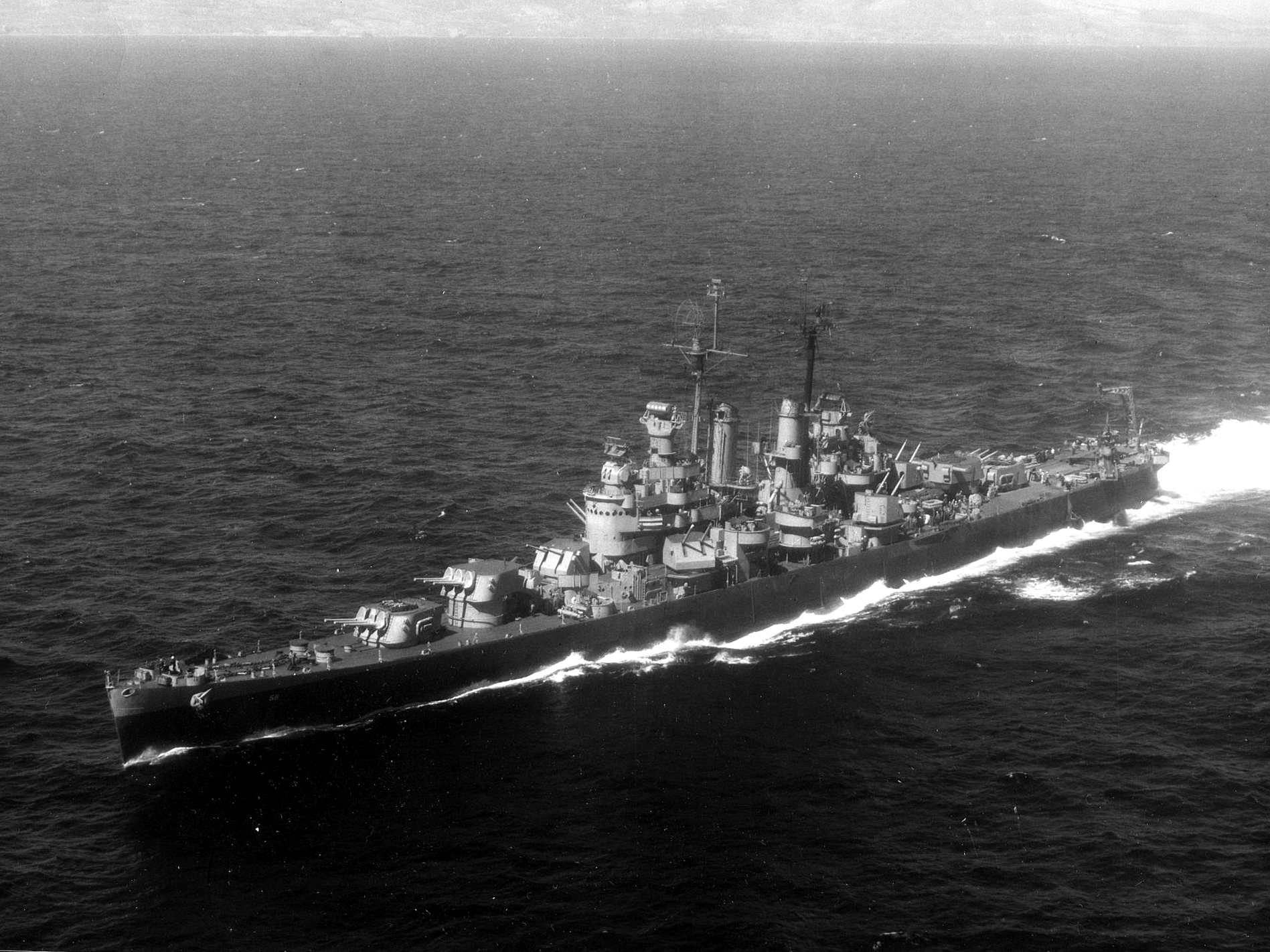 Aerial view port side May 15, 1945