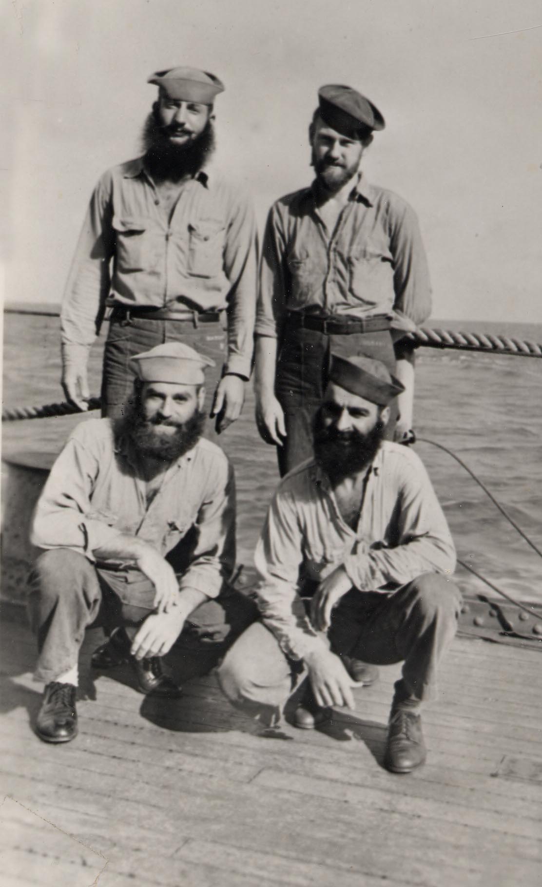 4 men with beards