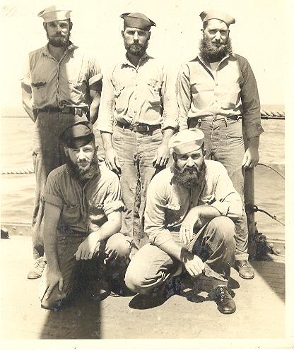 5 men with beards